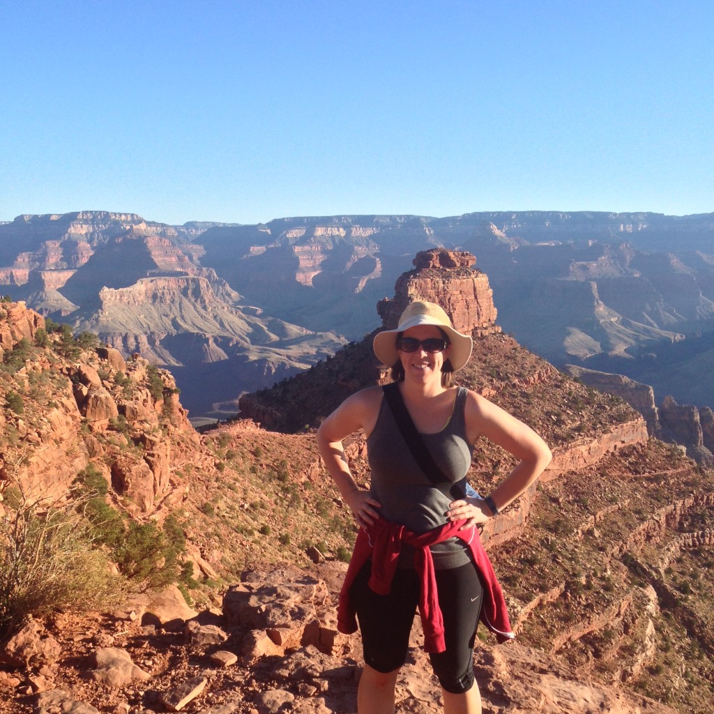 Anna at the Grand Canyon